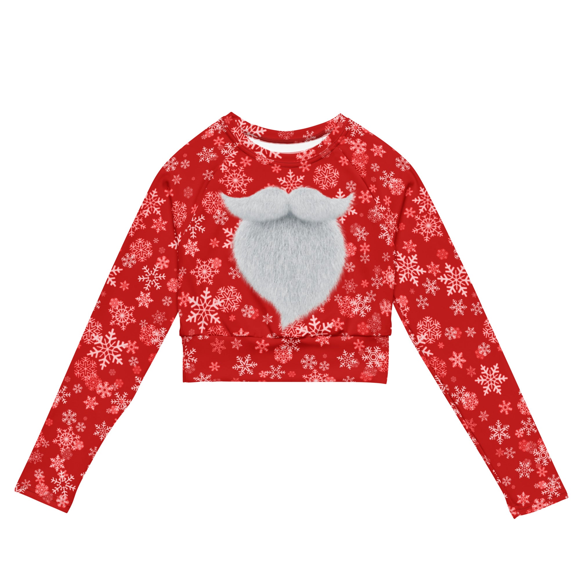 2024 Christmas Wear Cropped Top. Holiday Colors Partywear, Streetwear or Activewear. WickedYo.